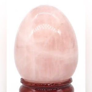 30x40mm Egg Shape Natural Rose Quartz Crystal Stone